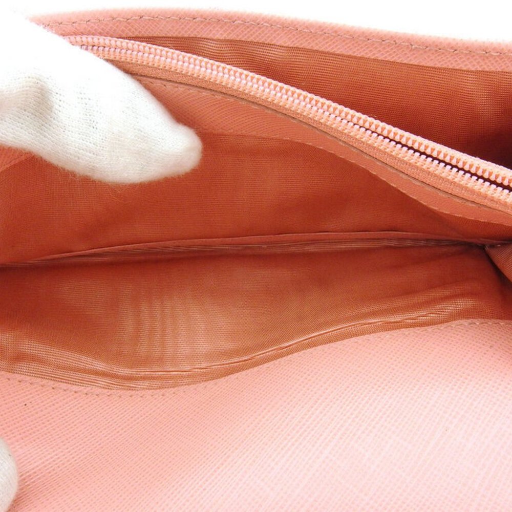 Authentic Salvatore Ferragamo Purse Vala ribbon pink leather  USED - Picture 8 of 8